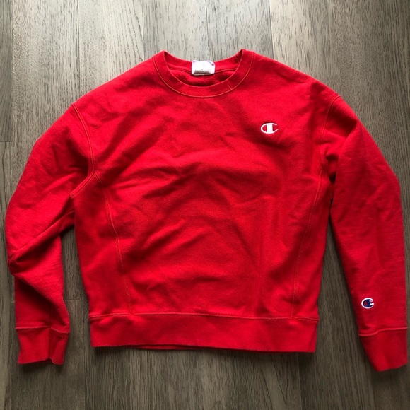 Reverse Weave Champion Red Crewneck - Picture 3 of 7